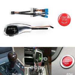 LHD Automatic LED Shift Knob Gear Shifter For BMW 5 Series E60 Pre-facelift 2007