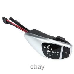 LHD Automatic LED Shift Knob Gear Shifter Lever for E46 E60 E61 E63 E64 Silver