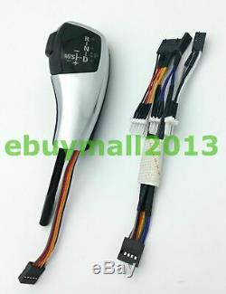 LHD Automatic Silver LED Gear Shift Knob Fit for BMW E63 E87 E90 E92 E93 E86 DIY