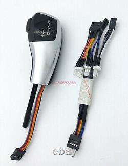 LHD Automatic Silver LED Gear Shift Knob for BMW E60 520i 523i 525i 530i 535i M5