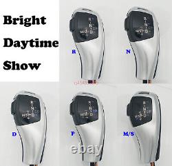 LHD Automatic Silver LED Gear Shift Knob for BMW E60 520i 523i 525i 530i 535i M5