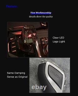 Led Crystal Gear Shift Knob Handle Logo X For BMW X3 X4 X5 X6 G01 G02 F25 F26