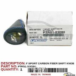 Lexus Factory Oem Ptr51-53080 F-sport Carbon Automatic Gear Shifter Shift Knob