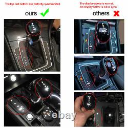 MQB DSG Automatic LED Gear Shift Knob with Boot and Wire Fit for MK7/7.5 R GTD