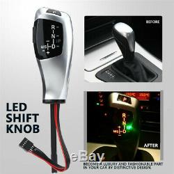 Modified LED Automatic Car Gear Shift Knob Shifter Lever for BMW E46 E60 E61 &