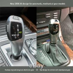 New Modified LED LHD Automatic Gear Shift Knob Shifter Lever For BMW E46 E60 E61