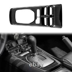 REAL Carbon Fiber Gear Shift Shifter Cover Black Automatic For Camaro 2010-2015