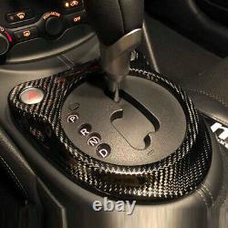 Real Carbon Fiber Gear Shifter Surround Cover For Nissan 370Z Z34 Automatic Car