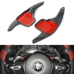 Real Carbon Fiber Steering Wheel Paddle Shift Extension For BMW 2 3 4 X3 X5 X6