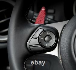 Red Carbon Fiber Steering Wheel Paddle Shifter Extension For 18-up Toyota Camry