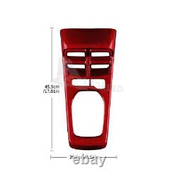Red Gear Shift Console Cover HARD Carbon Fiber Automatic For Camaro 2010-2015