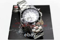 Rotary Aquaspeed Men's Watch Stainless Automatic Skelletton Gear Reserve Swiss