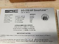 SCG SG-239 Automatic Smart Tuner Antenna Tuner NOS C MY OTHER HAM RADIO GEAR