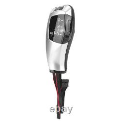 Silver RHD LED Shift Knob Automatic Gear Shifter Lever For E46 E60 E61