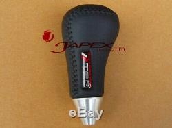 TRD Black Leather Gear Shift Knob TOYOTA UNIVERSAL M8 x 1.25mm MS204-00003