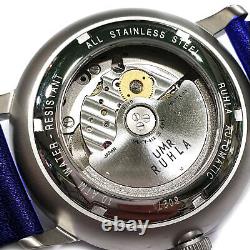 Umr Ruhla Automatic 80272 Men's Wrist Watch Day Date Gear Reserve 10ATM