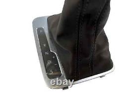 VW Touareg 2 DSG Gear Lever Braun 7P Leather Automatic Lever Cover Since 2011-18