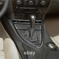 Vehicle Automatic Gear Shift set Carbon Fiber Sticker For BMW 6series E63/64 7PC