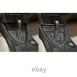 Vehicle Automatic Gear Shift set Carbon Fiber Sticker For BMW 6series E63/64 7PC