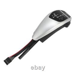 (silver)Shift KnobCar RHD LED Gear Head Modified Automatic Gear Shifter Lever